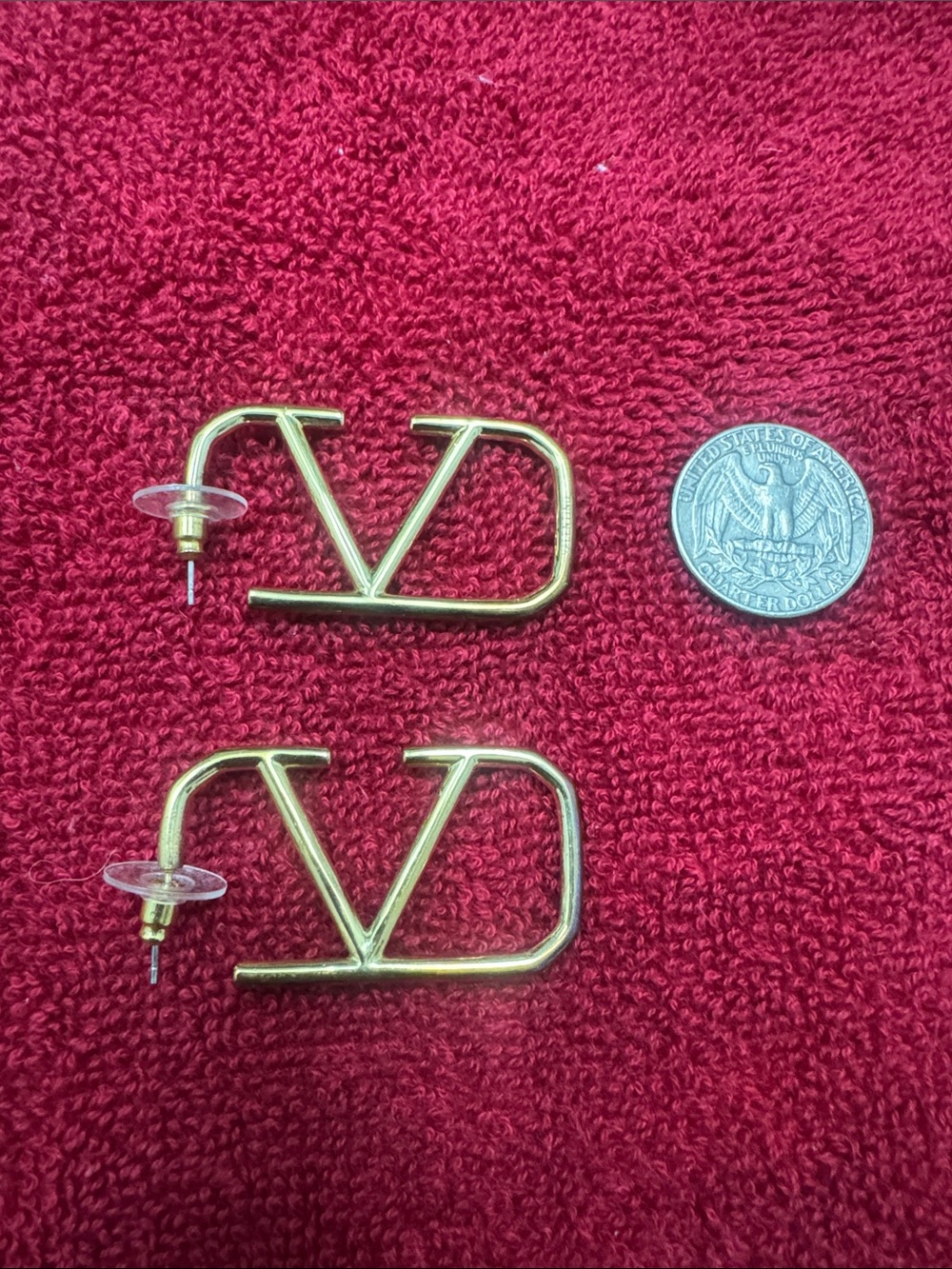 VALENTINO   Hoop Stud Earrings for Women
